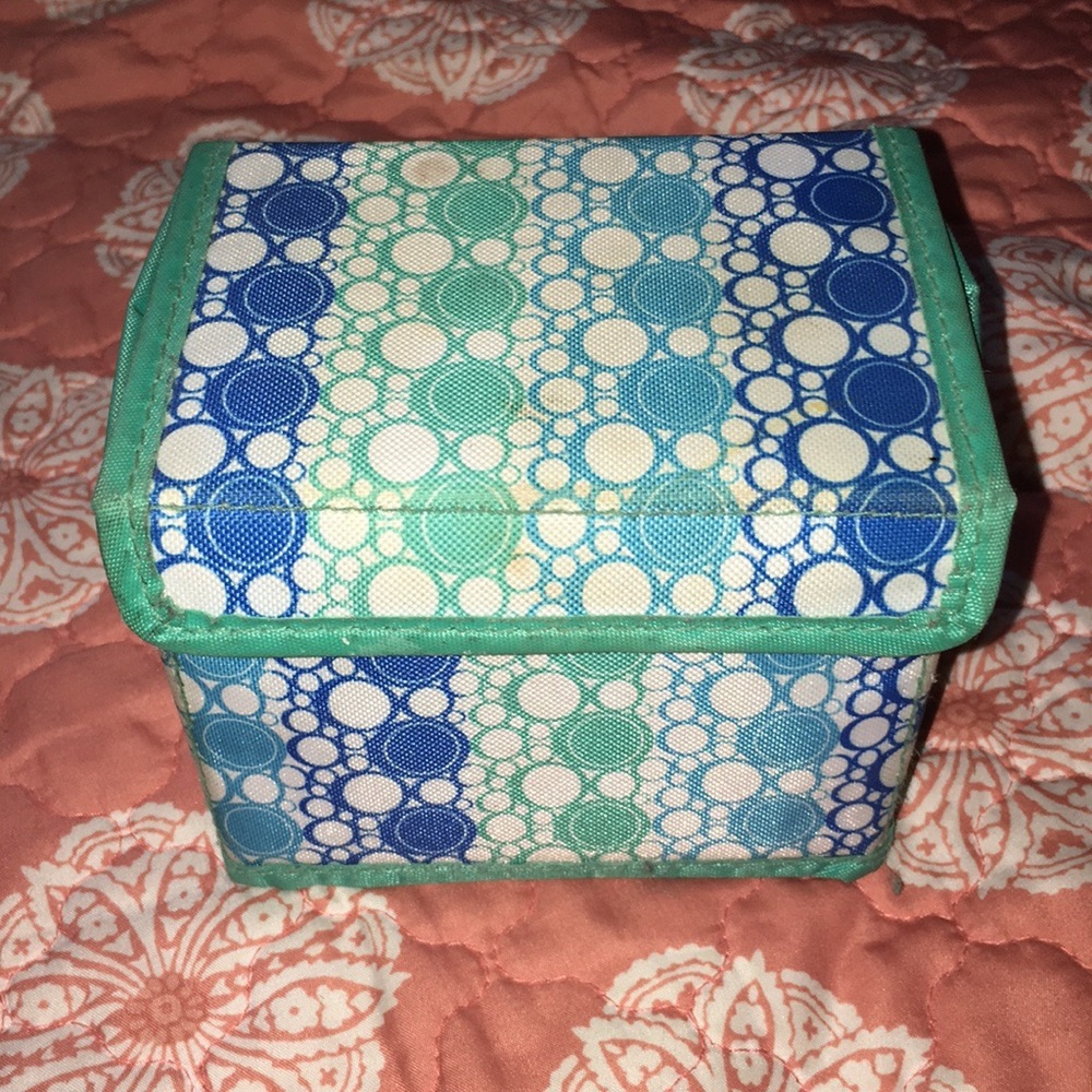 Velcro makeup wipe holder